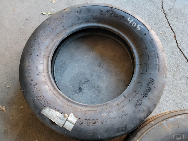 (2) 15" implement tires